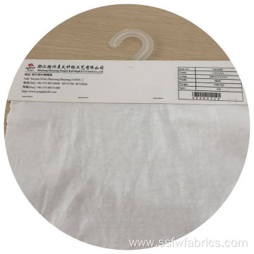 Breathable Plain White 100% Organic Cotton Fabric